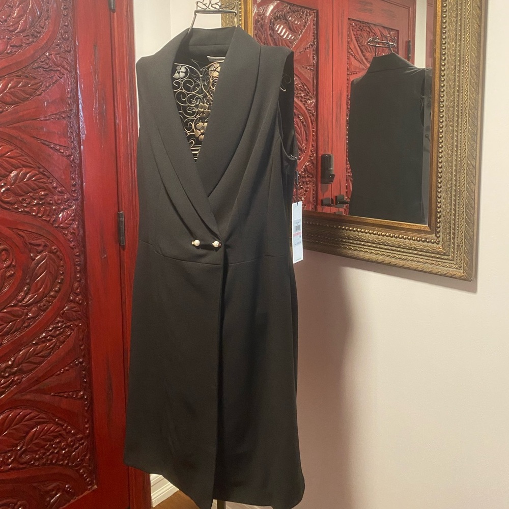 Classic black Tuxedo Dress